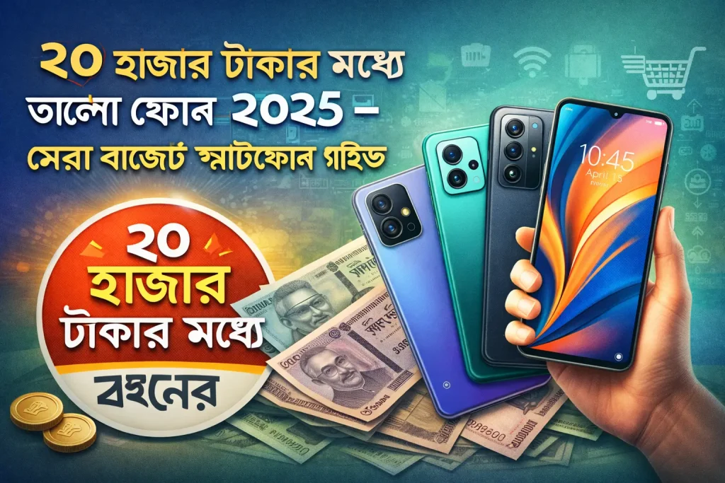 best budget smartphones 2026 under 20000 taka